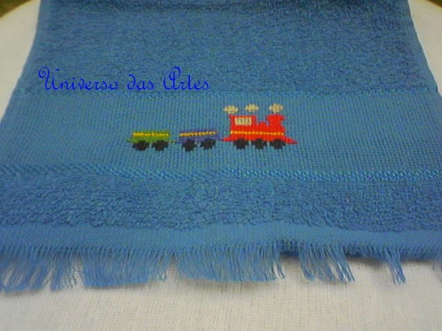 Toalha de mão infantil.