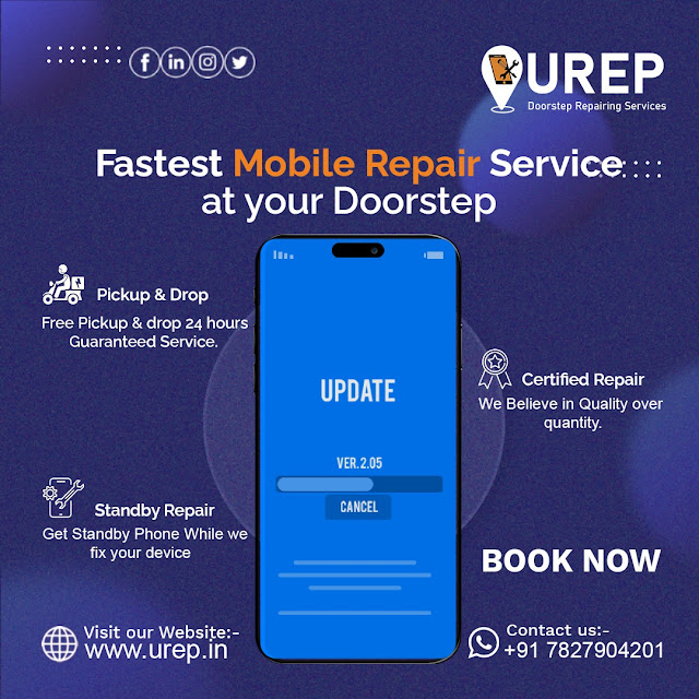 Doorstep Mobile Phone Screen Repair in Delhi