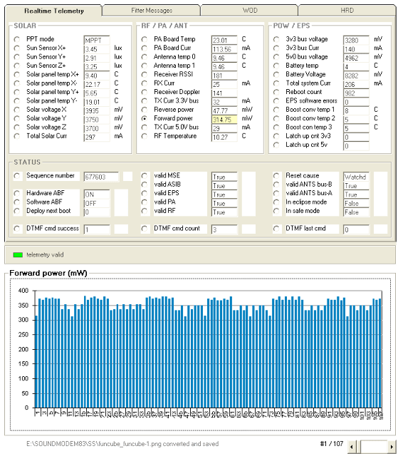  FUNCube-1 Telemetry Decoder