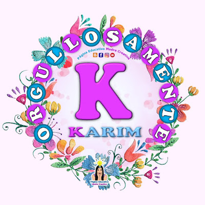 Nombre Karim - Carteles para mujeres - Día de la mujer