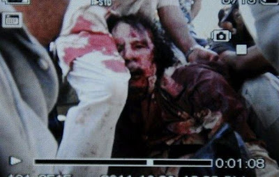 gaddafi dead photo