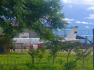 Air Zimbabwe's A320 at Harare International