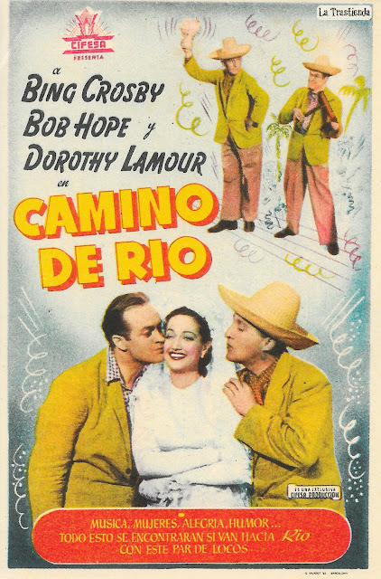 Camino de Rio - Programa de Cine - Bing Crosby - Dorothy Lamour - Bob Hope