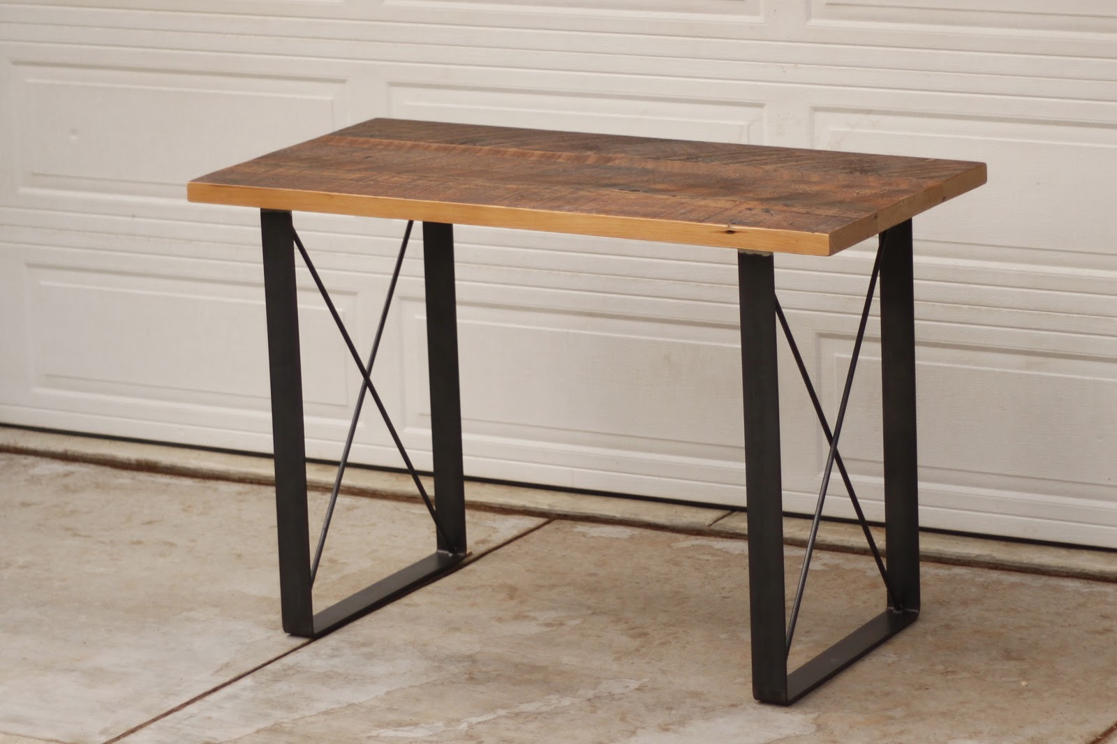 Reclaimed Wood Stand Up Desk