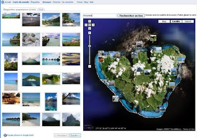 Visite virtuelle de Moorea avec Panoramio