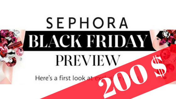 Black Friday! Le défi Sephora US