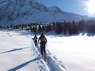 ski de rando au Couloir de la Frasse au Mont Truc Manu RUIZ