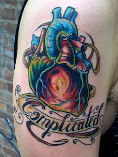 Heart Tattoos With Image A Male Tattoo With Heart Tattoo Designs On The Body Picture 9