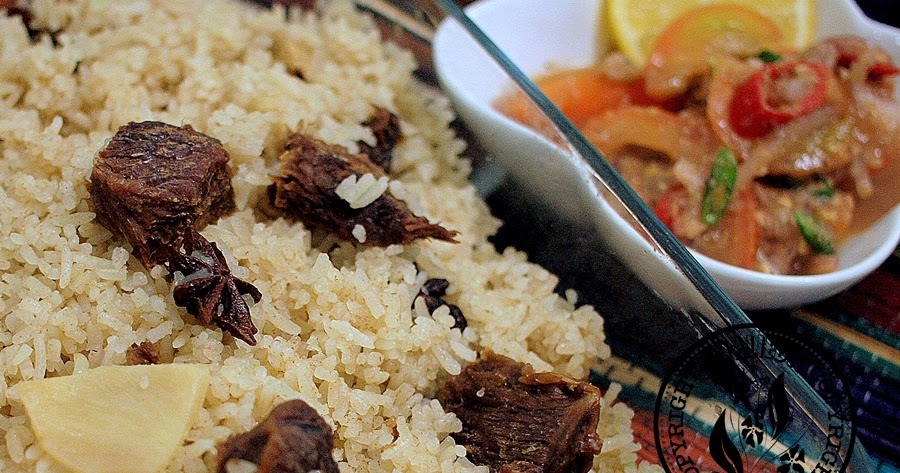 Pesona Cinta Cida de'Nuanza: nasi daging & kerabu kerang