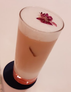 Rose syrup milk tea from Lady M