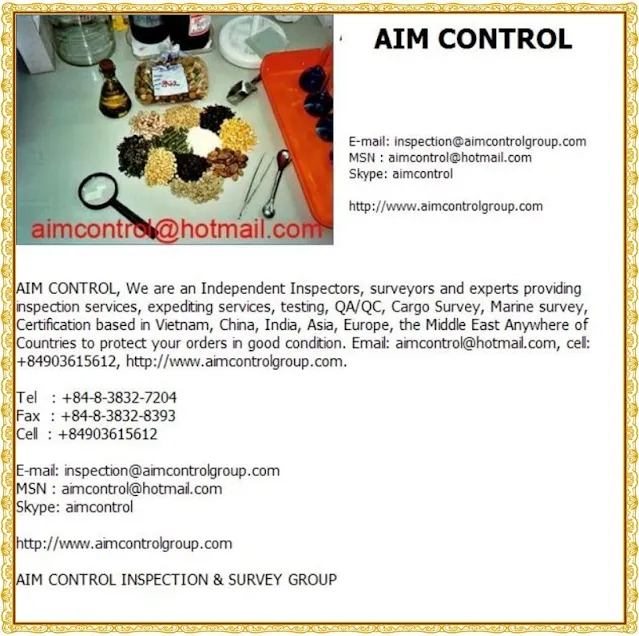 Quality-controllers-and-shipping-surveyors – AIM 28