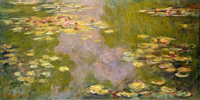 Water Lilies, 1919, Metropolitan Museum of Art, New York painting Claude Monet