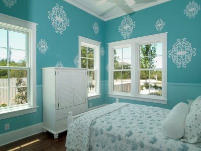 Blue  Gray Bedroom on This Is A Few Shades Darker Then The Original Tiffany Blue I Love It