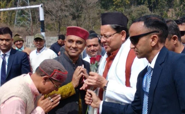 शहीद मेले का शुभारंभ करने दुगड्डा पहुंचे CM धामी