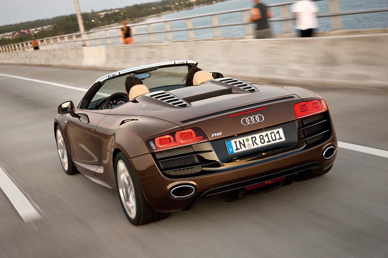 cars photos & wallpapers: audi r8 v10 spyder photos and wallpapers