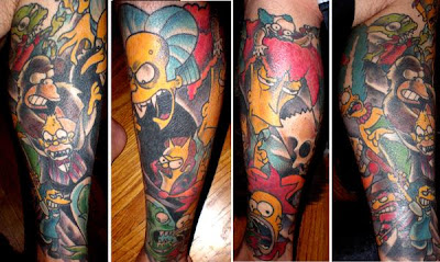 Simpsons Tattoo Design Picture Gallery - Simpsons Tattoo Ideas