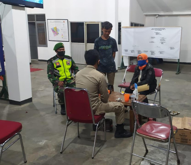  Terjaring Operasi Penggunaan Masker, 5 Orang Digelandang ke Posko Gugus Tugas Covid-19