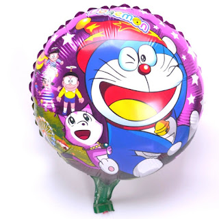 Gambar Balon Karakter Doraemon Mainan Anak