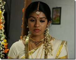 Prathishta in saree