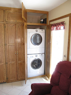 Kitchen With Washer And Dryer