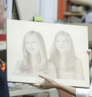 Queen Letizia of Spain presented with daughters' portrait