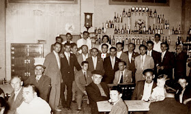 Café de La Pobla de Lillet 1957, jugadores y clientes