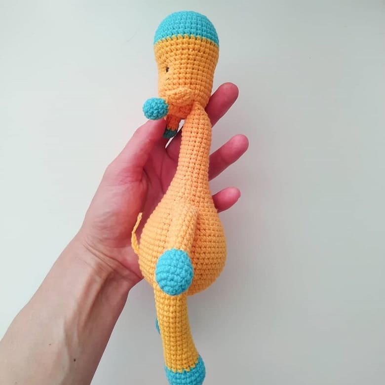 Crochet giraffe toy