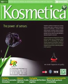 Kosmetica 2014-07 - Ottobre 2014 | ISSN 1590-1505 | TRUE PDF | Mensile | Professionisti | Cosmetica
Kosmetica si pone come la rivista di riferimento per l’industria cosmetica.
Rubriche e articoli tecnologici e scientifici firmati da esperti del comparto forniscono agli operatori informazioni approfondite sulle differenti tematiche inerenti le materie prime e gli ingredienti, la filiera produttiva, la ricerca e sviluppo, il controllo qualità, il marketing e il management aziendale.
Una specifica sezione è riservata al packaging del settore. Ampio spazio è dedicato all’attualità e al mercato: inchieste e interviste a personaggi di spicco del mondo cosmetico consentono di delineare un quadro completo e aggiornato del settore in Italia.