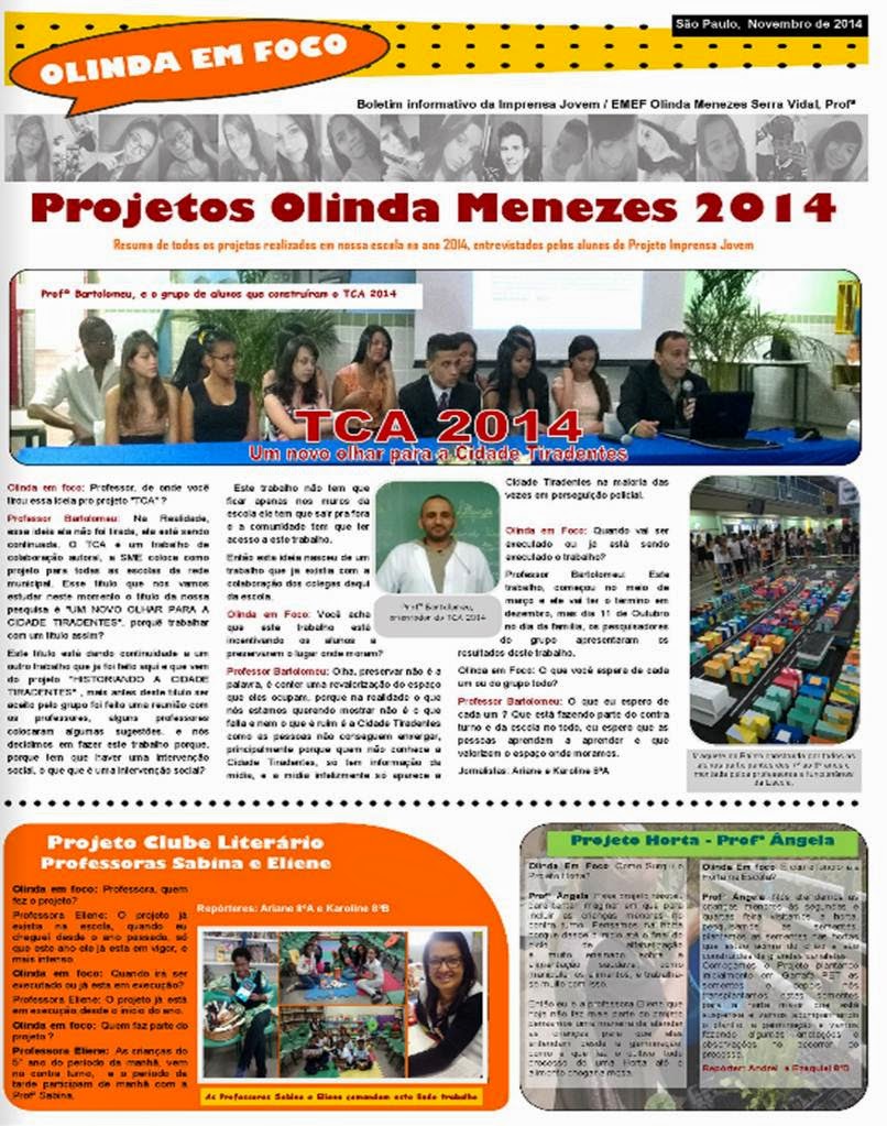 Jornal Olinda em Foco 2014