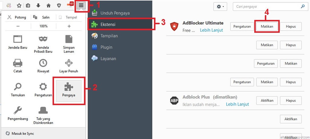 Cara Menonaktifkan Pemblokir Iklan pada Mozilla FireFox