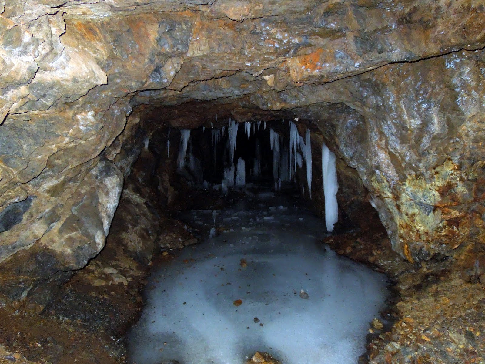 ESL Wilderness Ranch: Gold mine, now Ice cave