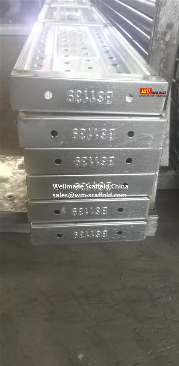galvanized scaffold boards 210x45mm for tube and clamp scaffold system - construction pipe fitting scaffold