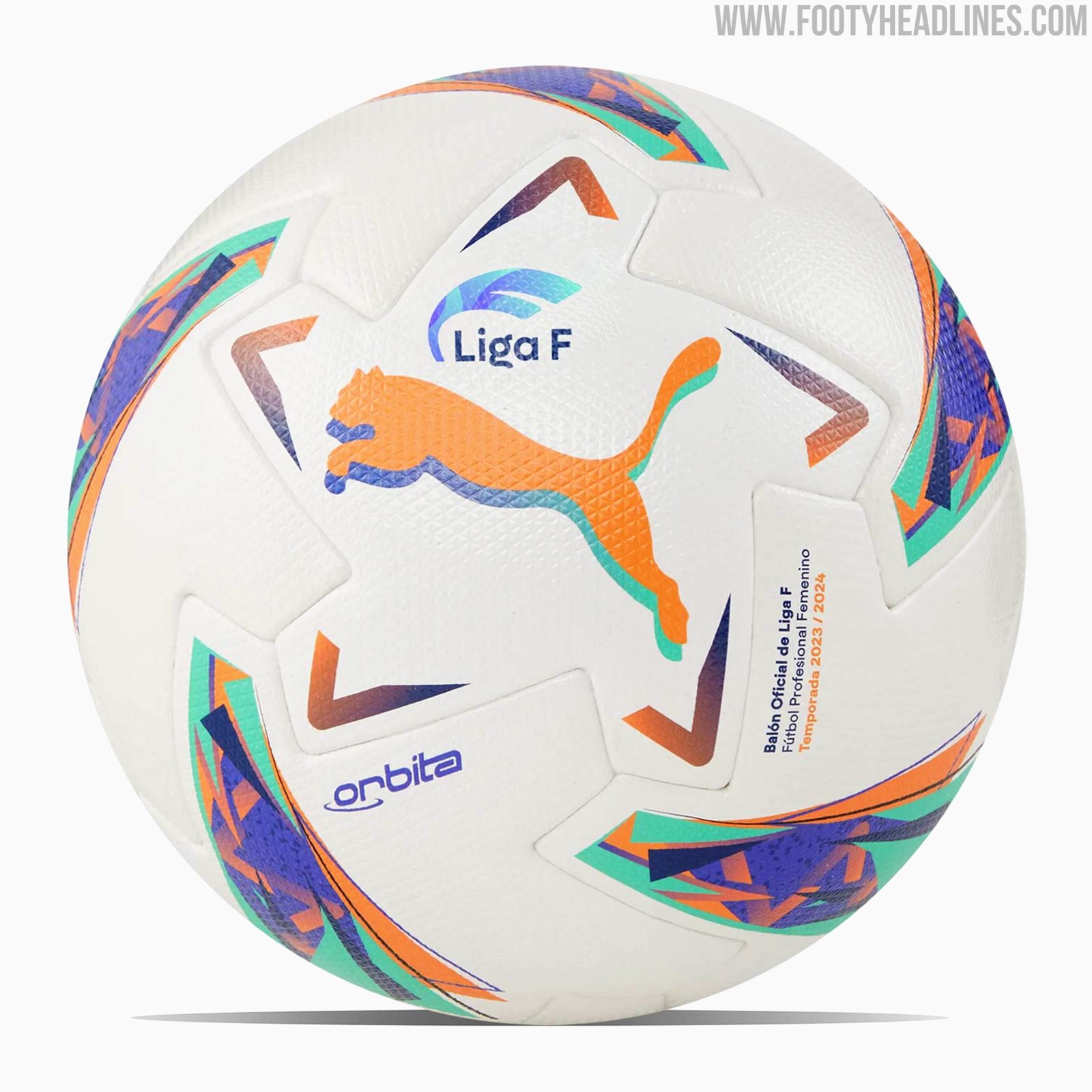 Puma y Liga F presentan el balón oficial Orbita de la temporada 23