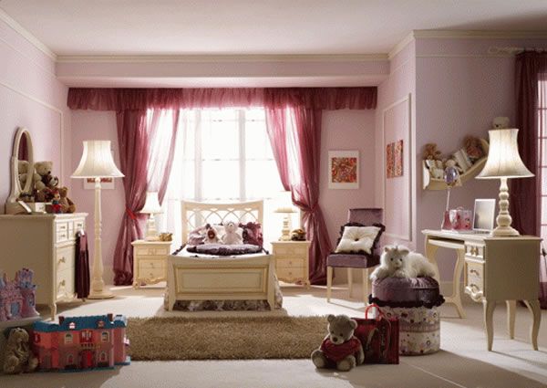 Girls Bedroom Design Idea of Luxury and Classic by Pm4-2