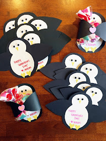 Chasin' Mason : Penguin Valentine's with M&M candies