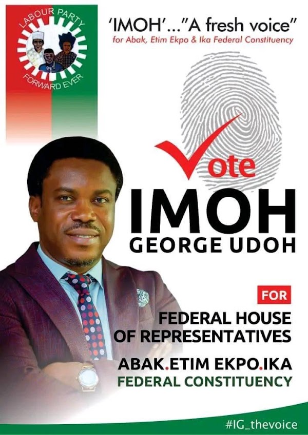 Imoh George review the importants thing why he is going for the Federal House Imoh George review the importants thing why he is going for the Federal House