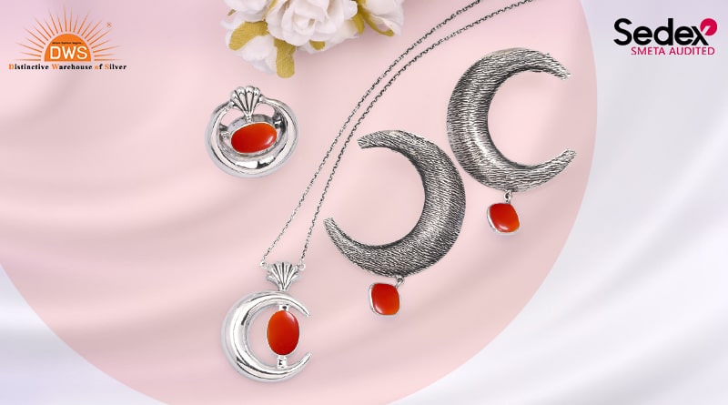 Red Onyx Jewelry Set