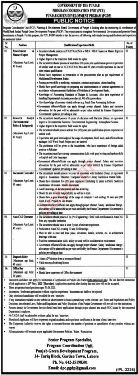 Jobs in Planning and Development Board