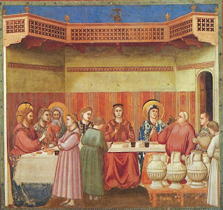 Marriage at Cana by Giotto di Bondone (1267-1337)