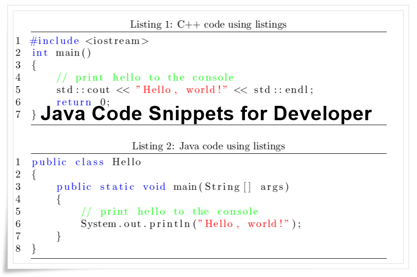 Top 10 Very Useful Java Code Snippets for Java Developers