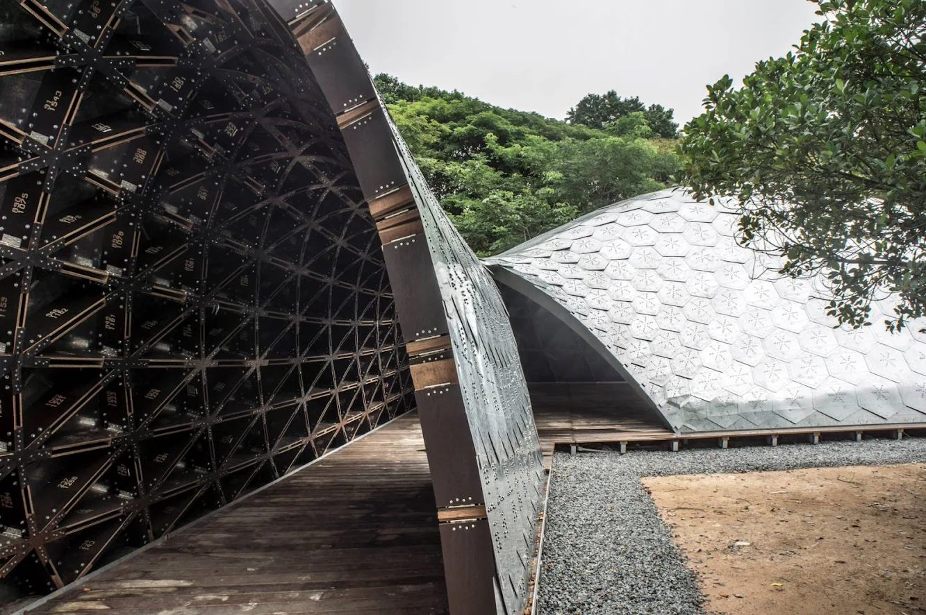 Sutd Library Gridshell Pavilion by City Form Lab