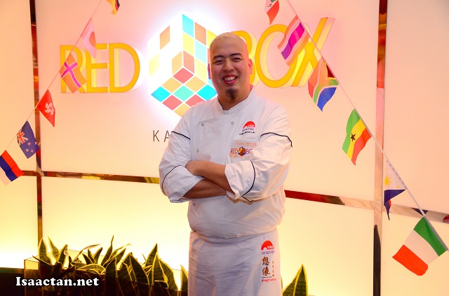 Chef Bruce Lim posing for the camera