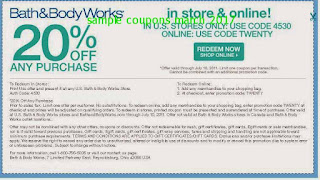 Bath And Body Works coupons march 2017