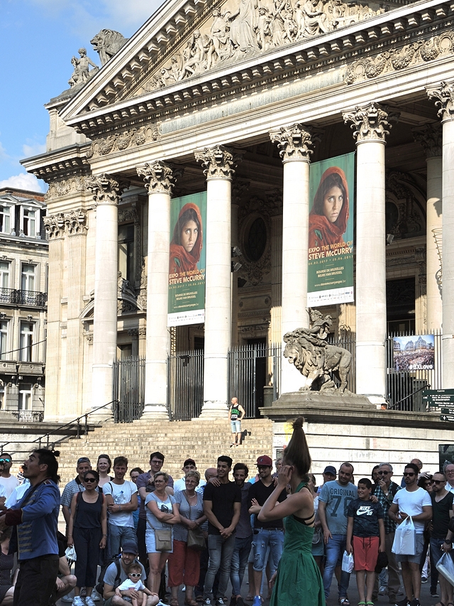 Brussel: 'The World of Steve McCurry' in de beurs.