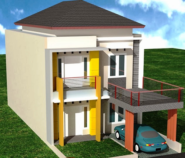 55 Desain Terbaik Rumah  Minimalis  2 Lantai Rumahku Unik