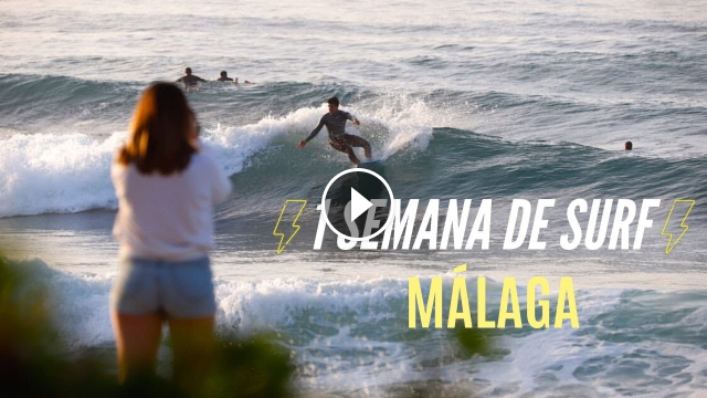 1 SEMANA de OLAS en Málaga Surf Mediterráneo