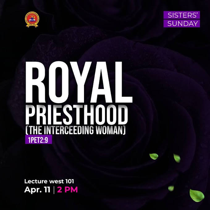 SISTERS SUNDAY (ROYAL PRIESTHOOD) _ CASOR ABSU UTURU