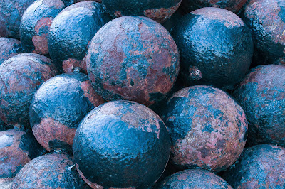 San Cristobal Castle cannonballs