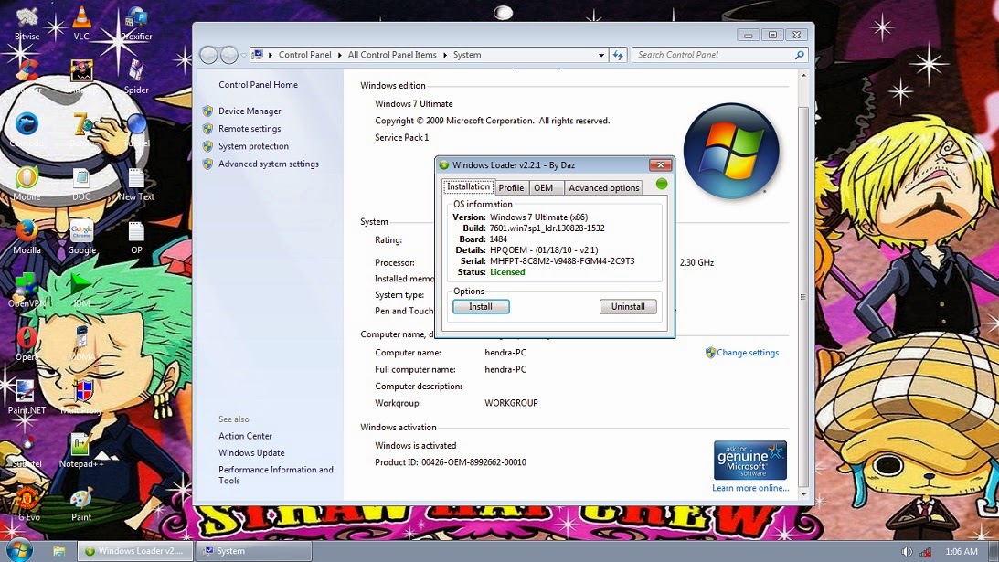 Cara Aktivasi Windows 7