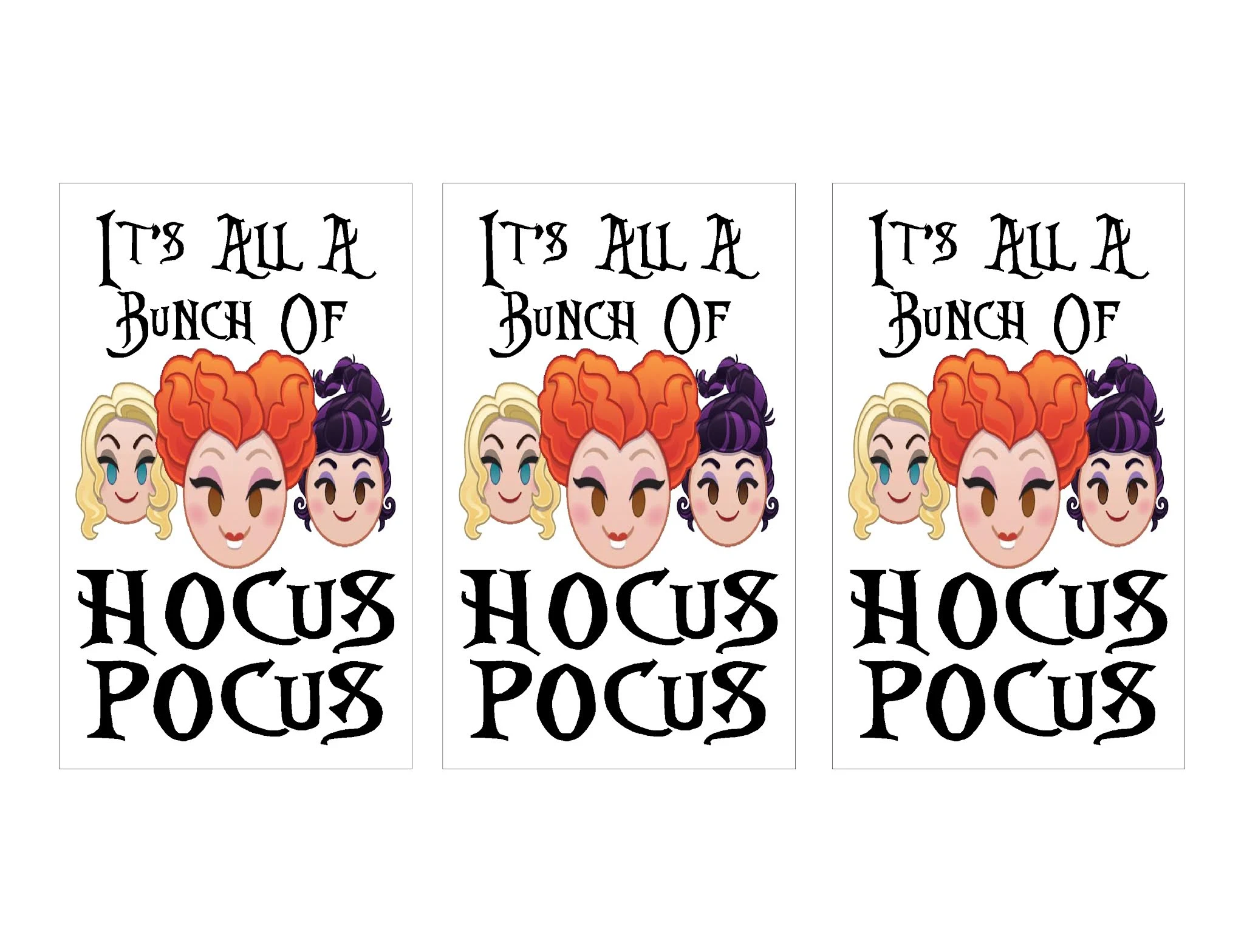 It's All a Bunch of Hocus Pocus Printable Quote DIY Party Mom